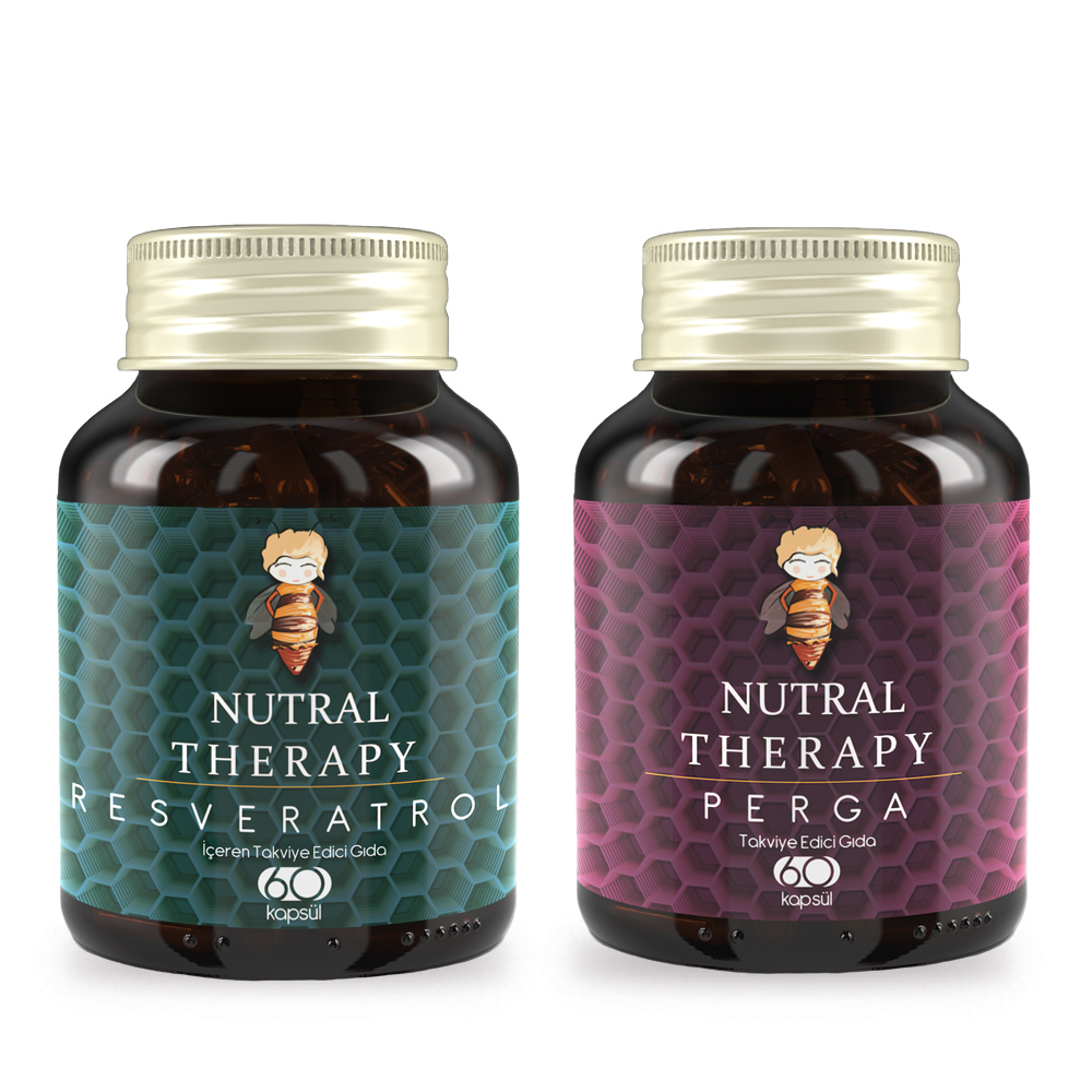 Resveratrol Kapsül (500 mg x 60 Bitkisel Kapsül) + Perga Kapsül (800 mg x 60 Bitkisel Kapsül)