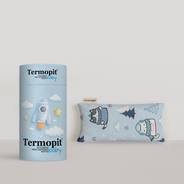 Termopit Kiraz Çekirdeği Yastığı Baby Mavi