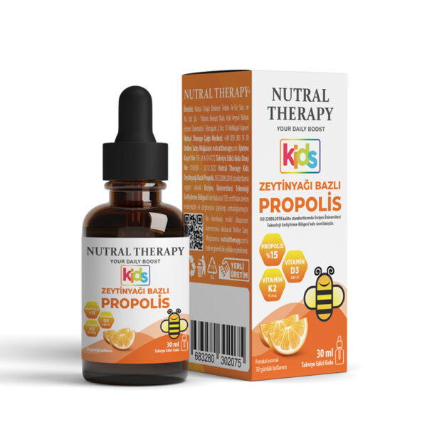 Zeytinyağı Bazlı Propolis Kids D3 K2 (30 ml)